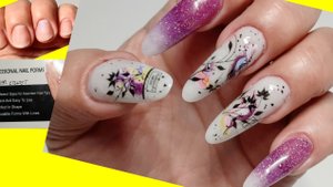 *671*Сама себе мастер!Делаю дизайн и градиент сразу внутри Верхних форм и наращиваю.