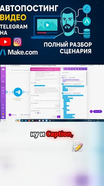 Устали тратить время на публикацию видео? Узнайте, как сделать это за считанные минуты! #make  #ai