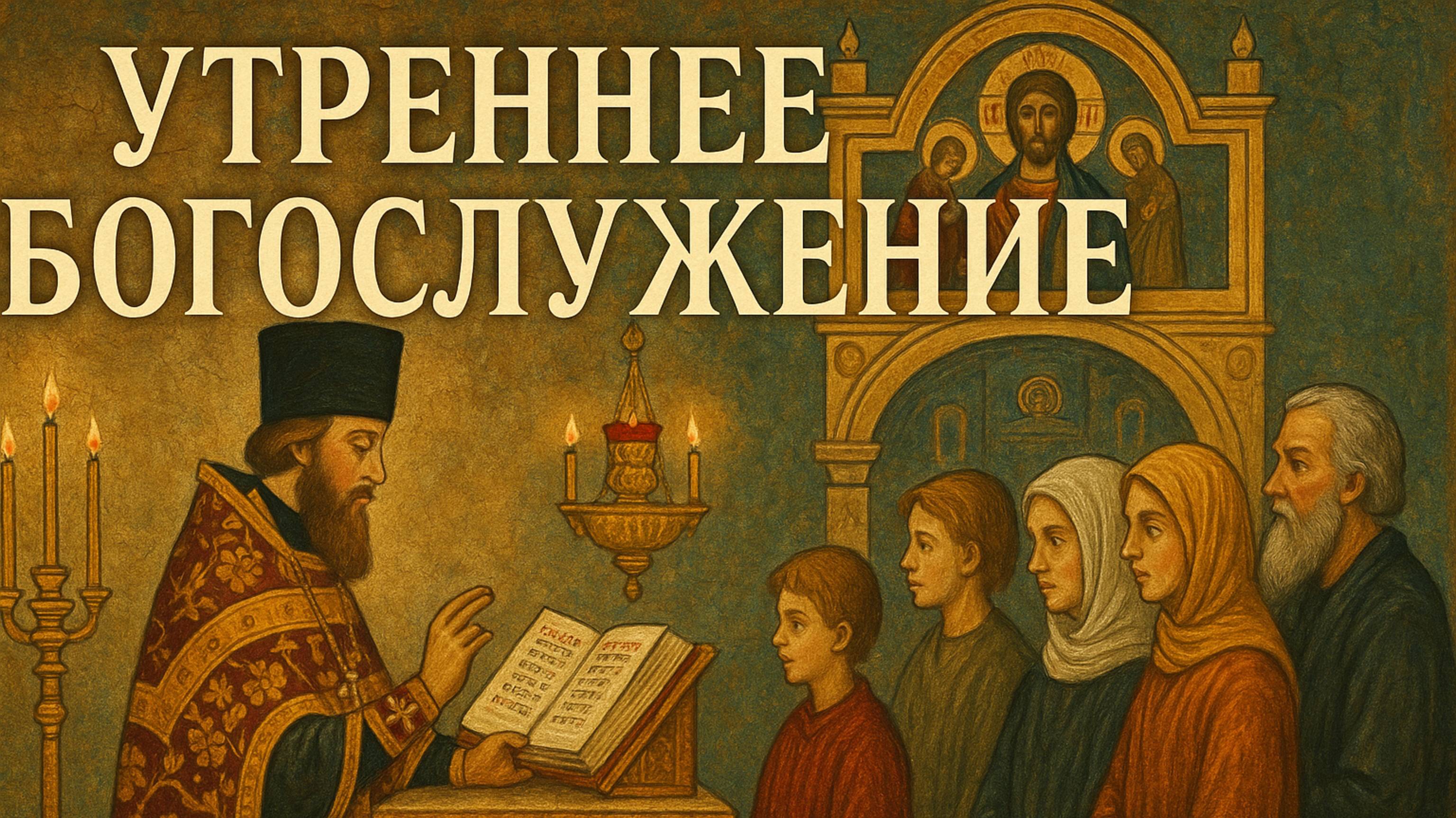 УТРЕННЕЕ БОГОСЛУЖЕНИЕ