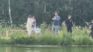 Поимки форели на водоеме