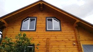 Отзыв 3, деревянный дом из сухого профилированного бруса, микроволновой сушки