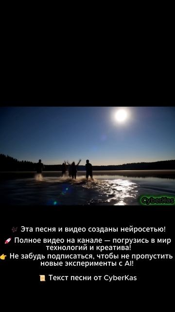 Нейросеть спела рок 🌌 | Атмосферный вечер у костра #музыка #рок #озеро #лето #aimusic #РусскийРок