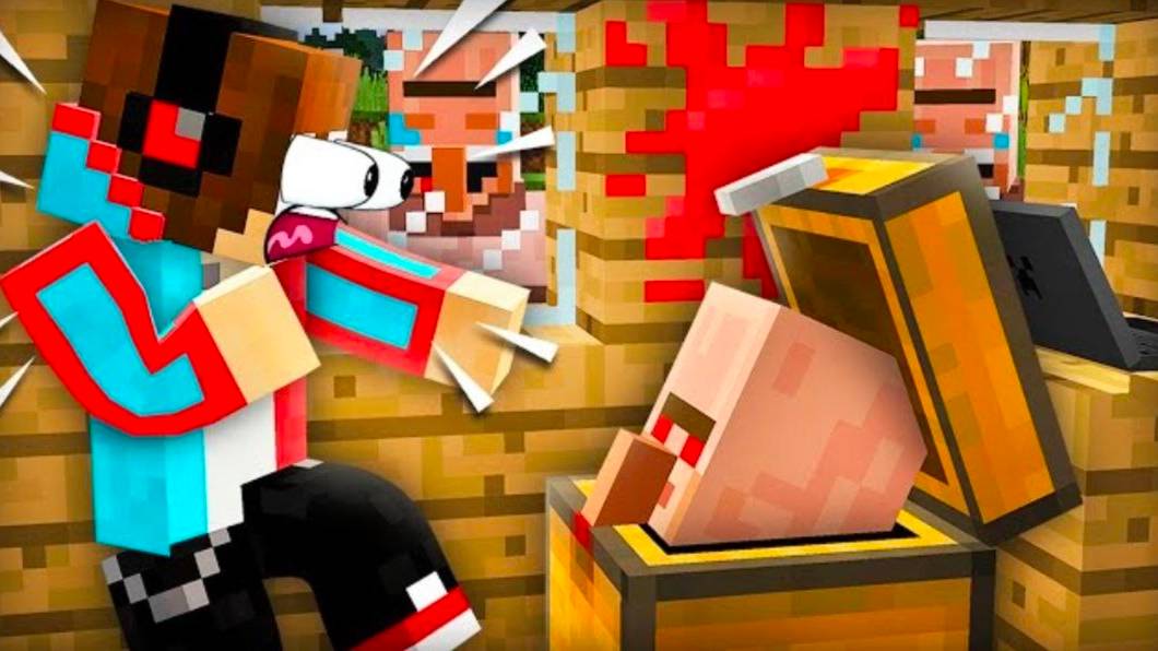 КАК ЖИТЕЛИ НАПУГАЛИ МЕНЯ В МАЙНКРАФТ |Компот Minecraft