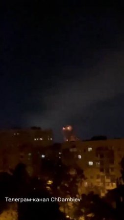 "Герани" атакуют цели в Киеве. 17 июня 2025 года