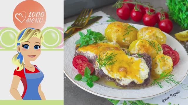 🍖 МЯСО ПО-КУПЕЧЕСКИ — сочное, ароматное, с золотистой корочкой!