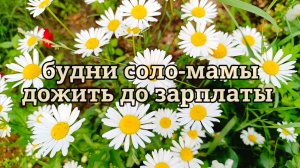 ОДНА С ДВУМЯ ДЕТЬМИ КАК ДОЖИТЬ ДО ЗАРПЛАТЫ