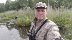 На старицу реки со спиннингом перед дождём с градом.