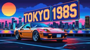 Tokyo 1985 – Synthwave Reflections In Neon Rain