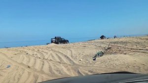 Поездка на песчаную косу на Капчагайском водохранилище