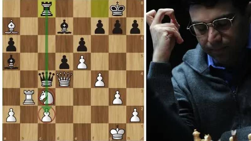 ШОК... 19-летний мастер выносит АНАНДА черными в 26 ходов! Шахматы