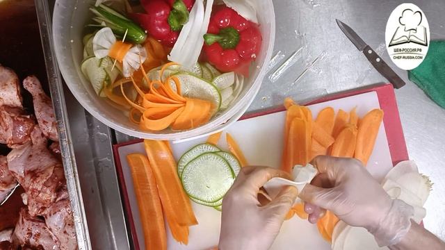 Карвинг из фруктов и овощей для начинающих