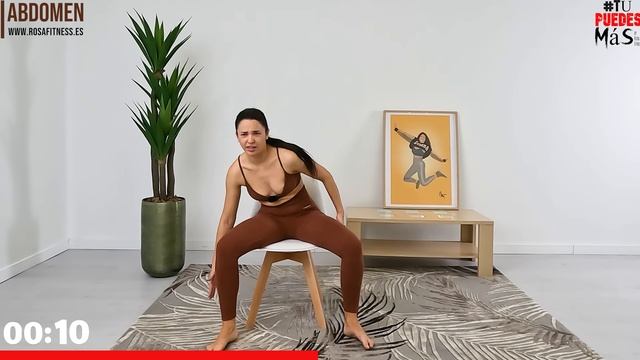 Es posible conseguir un vientre plano en 3 semanas Abdominales sentado y de Pie   50 MIN смотреть онлайн