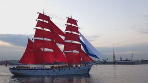 Репетиция "Алых Парусов" 2025 — парусник на Неве!