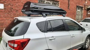 Установка багажника и бокса на Suzuki SX4