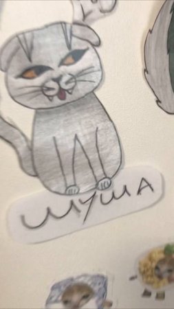 Теперь Шуша тоже у меня на стенке💖 #Шуша #Wolfi_Wolf29