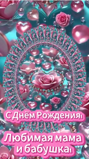 Праздничное музыкальное поздравление бабушке с Днём Рождения