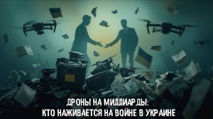 Дроны на миллиарды: кто наживается на войне в Украине