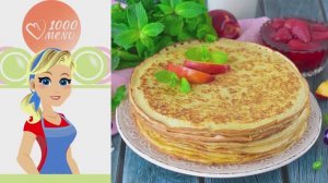 🥞  БЛИНЫ НА КЕФИРЕ С СОДОЙ  — быстро, вкусно, воздушно!