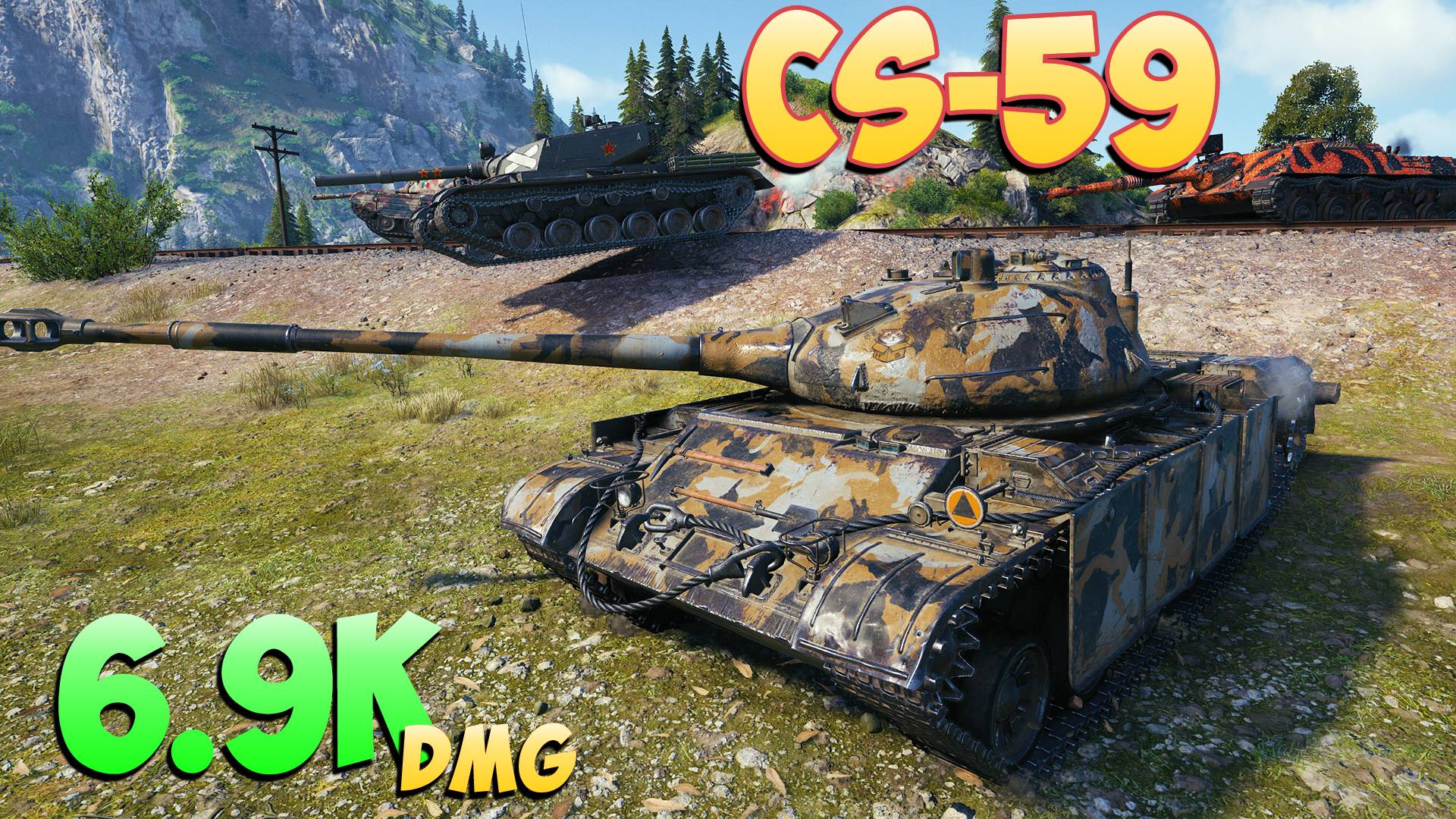CS-59 - 6 Фрагов 6.9K Урона - Лагающий! - Мир Танков