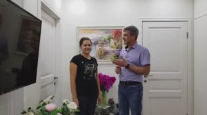 Отзыв Оксаны о дизайне и ремонте двухкомнатной квартиры в Омске с Компанией «Новый Уровень»
