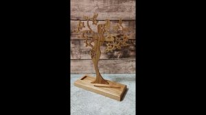 Подставка для украшений Силуэт девушки в цветах