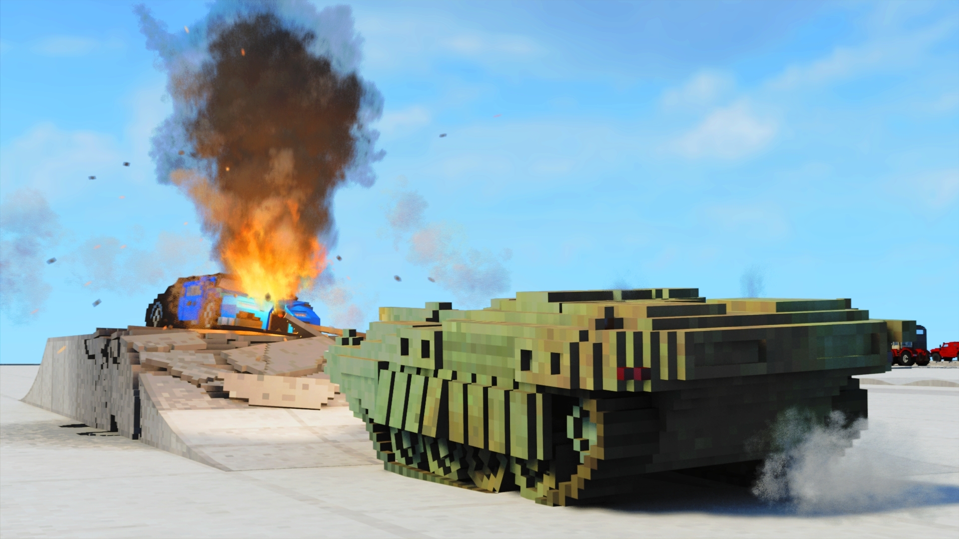 ТАНК STRV 103 против МАШИНОК! 💥 ТАНК ПРОТИВ БУГАТТИ – Мультик для мальчиков
