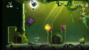 Rayman Legends. 53. Этап Станция зачистки. Забег