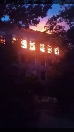 Пожары после прилётов в Константиновке.