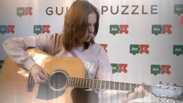 Ученица школы Gitarus -  мелодия на гитаре из к/ф "Титаник"