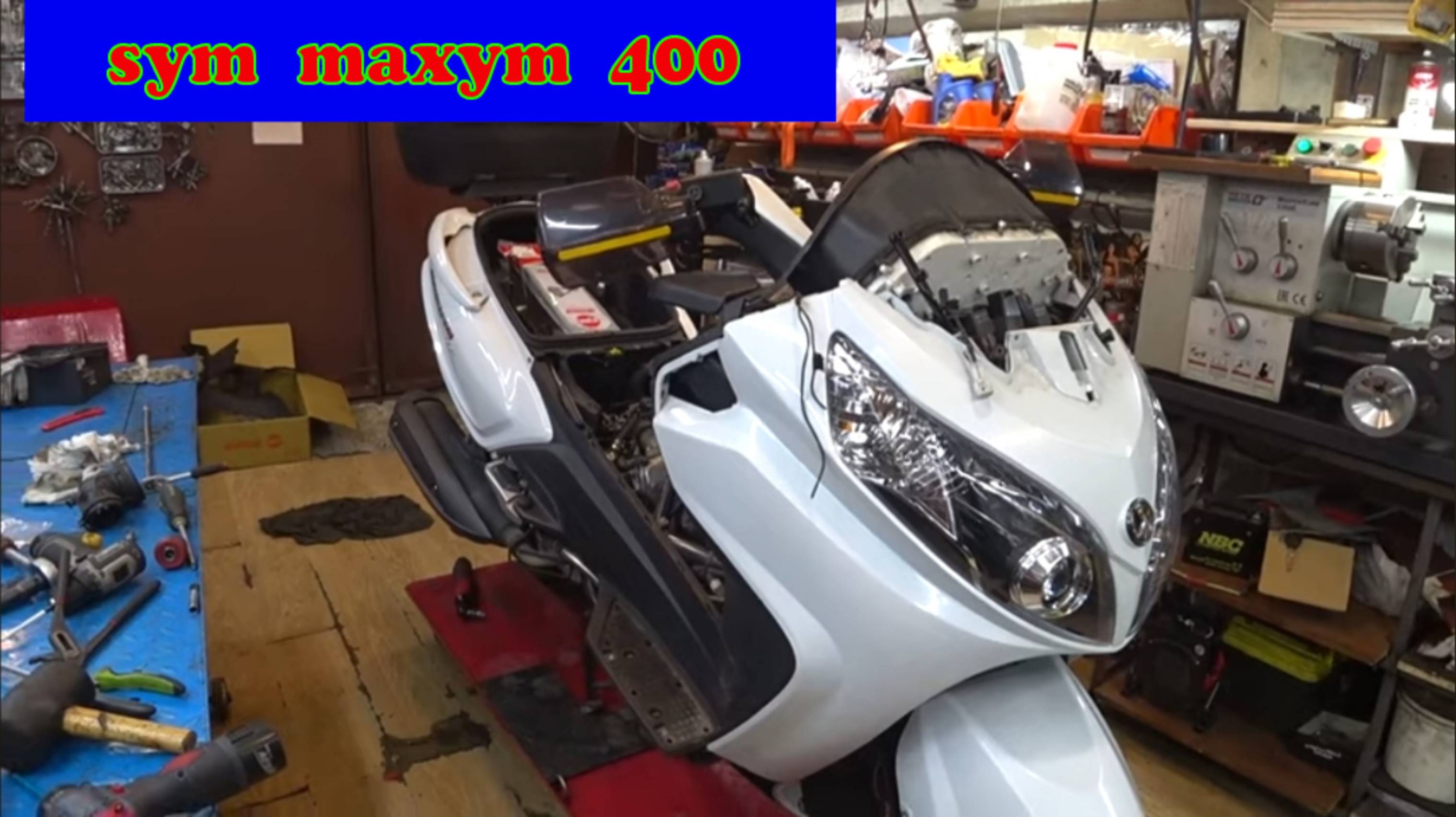 97. SYM MAXSYM 400 из рук мастера сельхоз техники!
