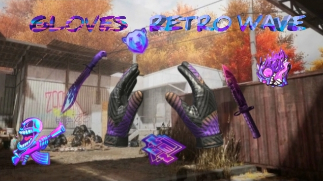 GLOVES RETRO WAVE и все сеты с перчатками в стандофф 2