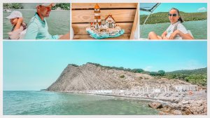 Поездка в Абрау-Дюрсо / Спустились к пляжу Abrau Beach / Влог