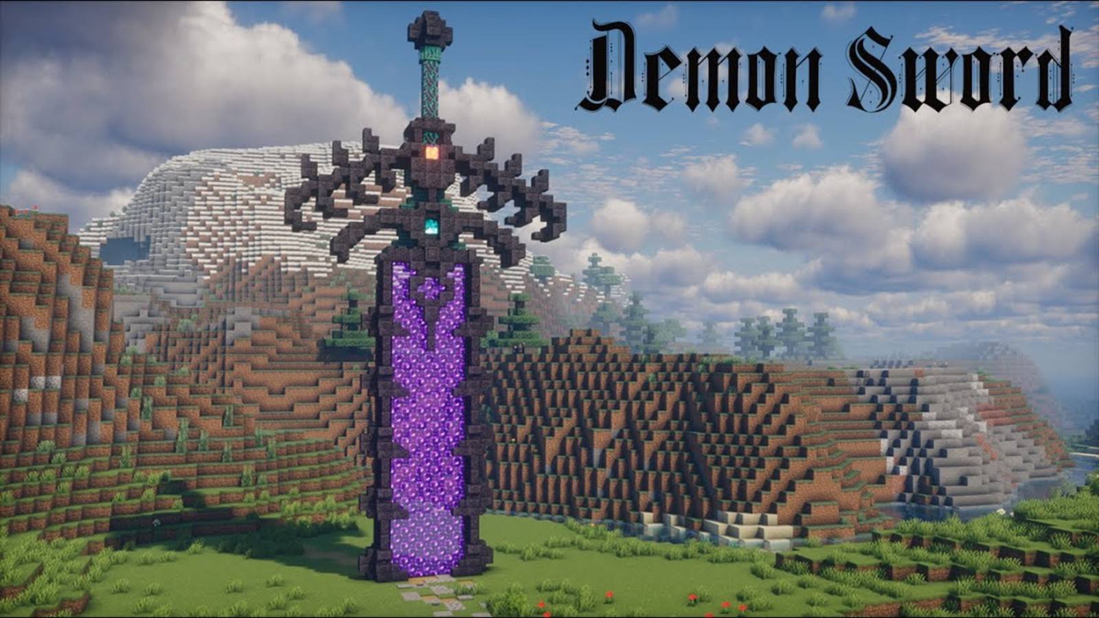 Портал в форме меча в Майнкрафте! #майнкрафтприключения #minecraftпрохождение