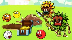 НОВЫЕ Приключения КРАСНОГО ШАРИКА ЧАСТЬ #1 игра Red Ball Holy Treasure на канале Мистер Игрушкин