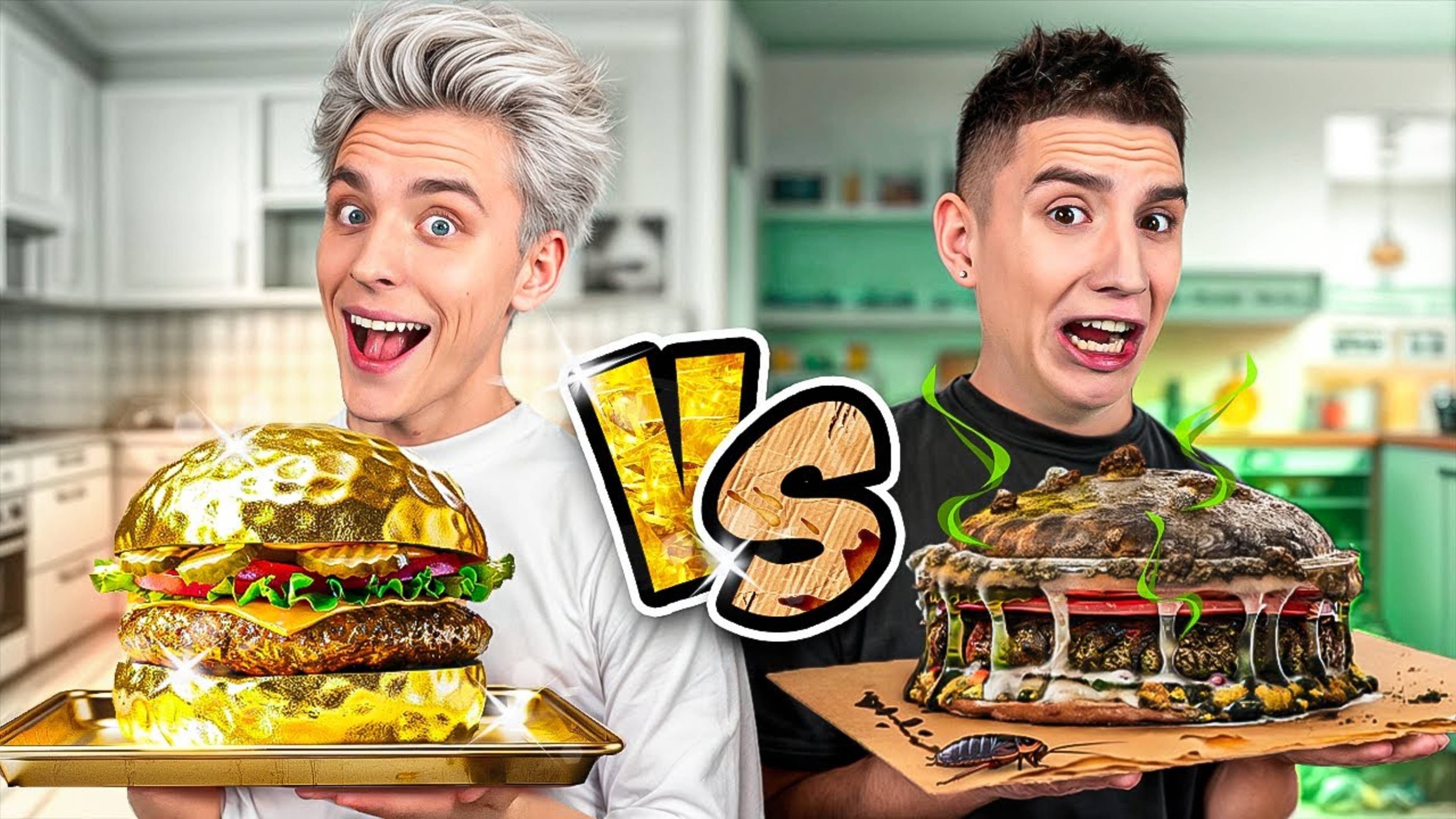 А4 : ДЕШЕВАЯ vs ДОРОГАЯ ЕДА ! ВЛАД А4