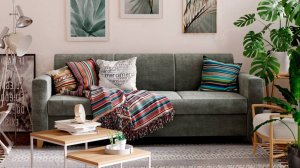 Диван-кровать ЭМИЛИО 
от SWED MEBEL
Шагающий механизм Пантограф
Независимый пружинный блок