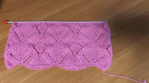 Сегодня вяжем очередной красивый узор спицами для ваших изделий