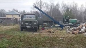 Конвейер для транспортировки дров 3