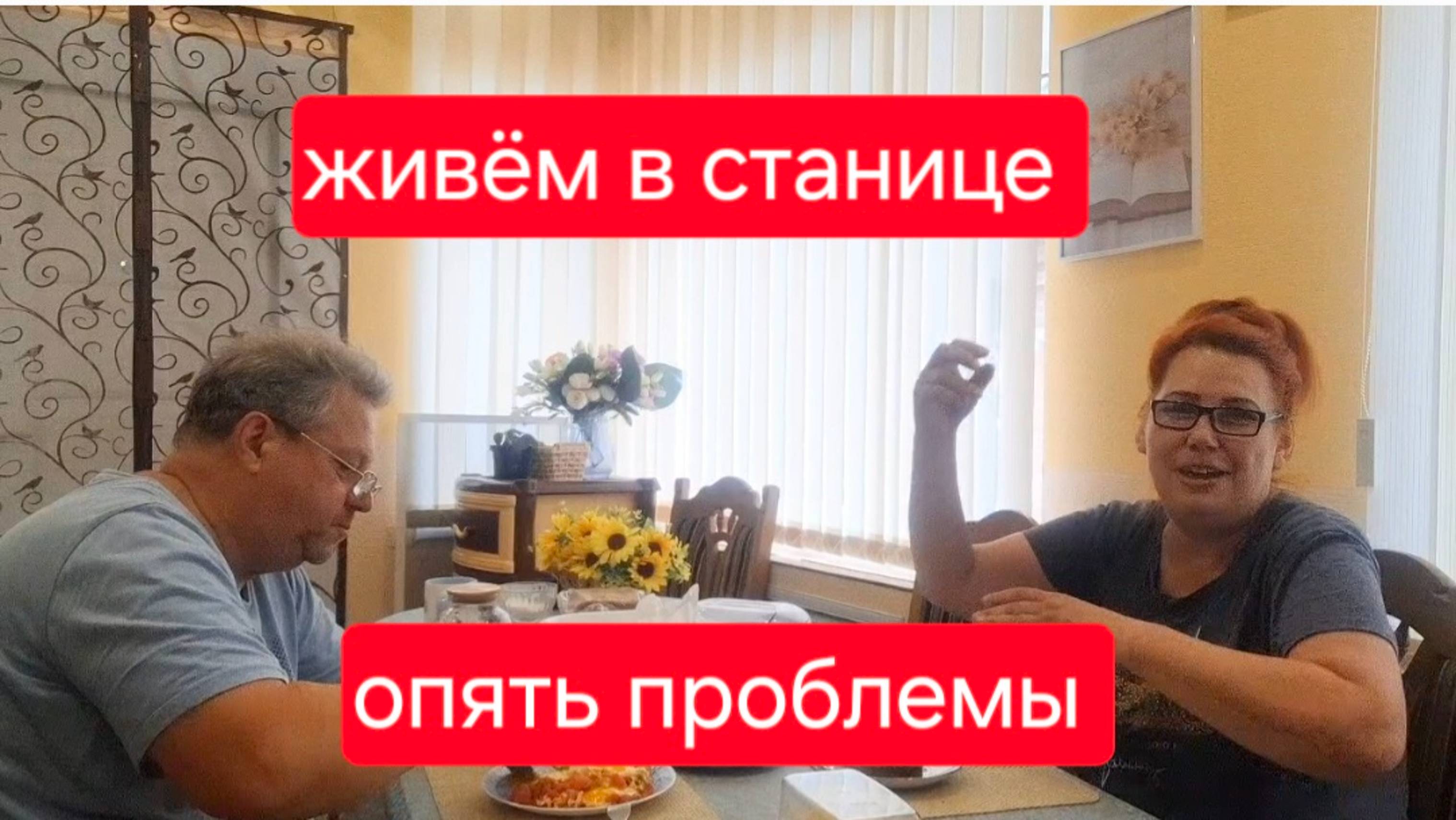 548 🏠 Живём в станице на Кубани. Мы в шоке. Опять проблемы. Что у нас случилось.