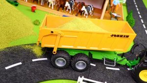 Эксказатор, мусорные грузовики, пожарные машины и полицейские машины игрушки для детей