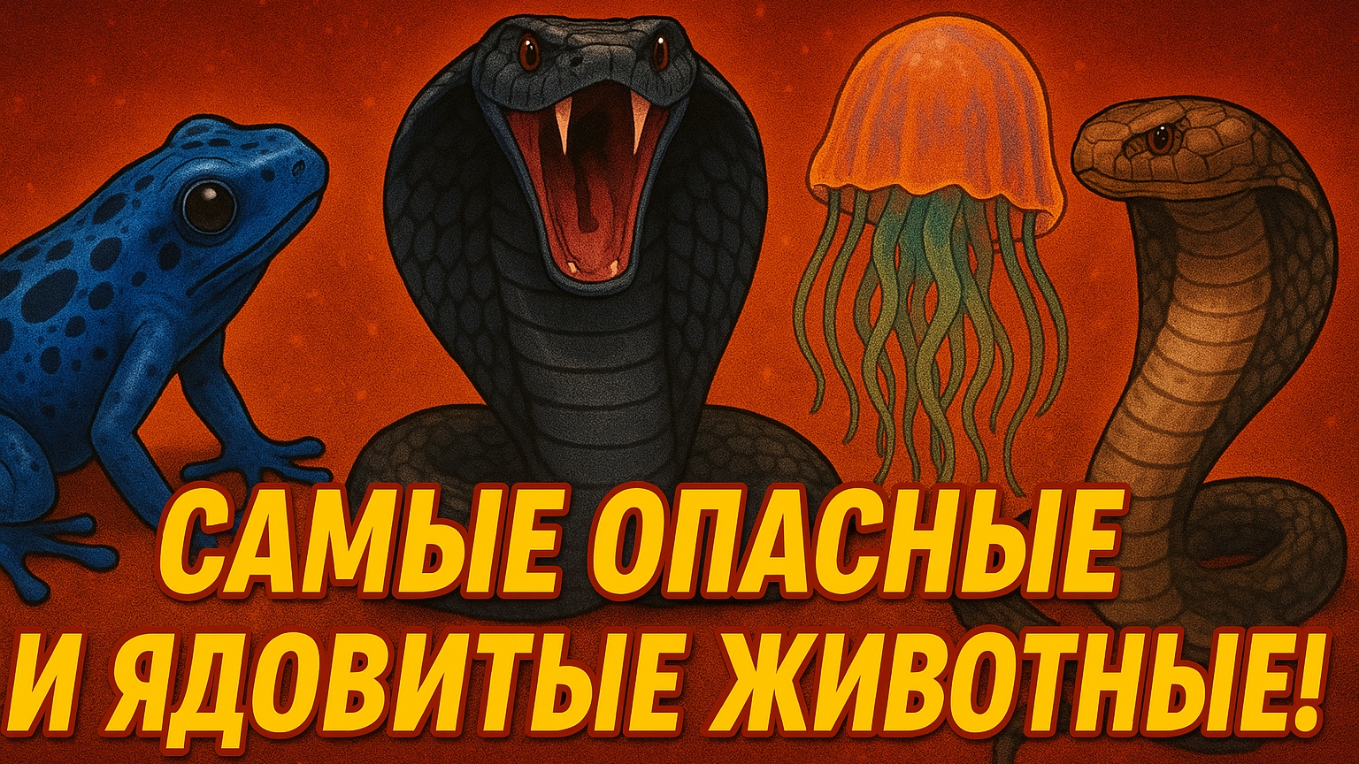 "САМЫЕ ОПАСНЫЕ И ЯДОВИТЫЕ ЖИВОТНЫЕ В МИРЕ!"Детская Познавательная История Для Детей | Мультик |
