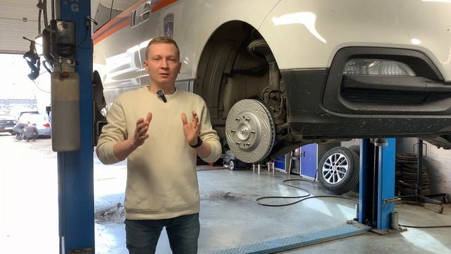 Hyundai Grand Starex H1 МЧС замена тормозных дисков и кевлар колодок, апгрейд в Brannor WorkShop!