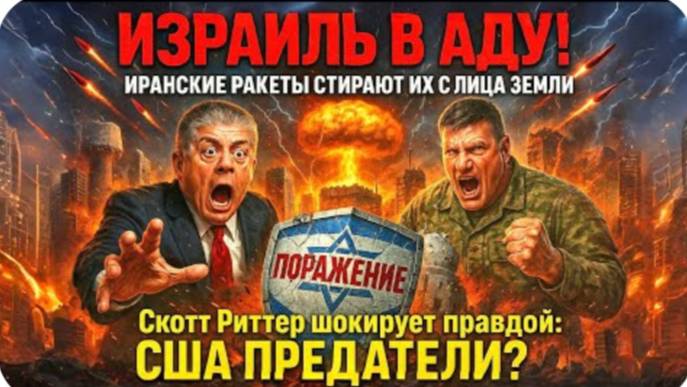 Израиль ПРОИГРЫВАЕТ: Иран уничтожает их оборону! | Скотт Риттер