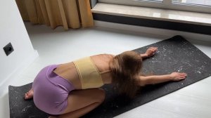 Relaxing yoga flow
