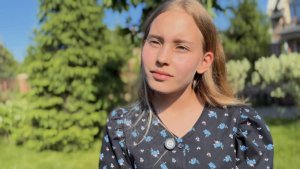 Лера Кузнецова читаеи монолог из повести В. Осеевой 'Динка прощается с детством'