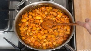 Картофельное рагу с курицей