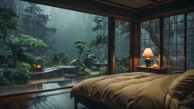 Расслабляющая музыка для сна 🛌 Засыпай под шум дождя и тихие мелодии