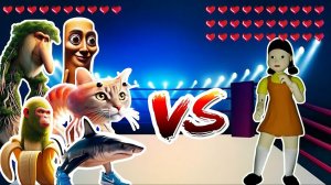 Итальянские мемы vs Игра в кальмара / Мемы / Тун Тун Тун Сахур