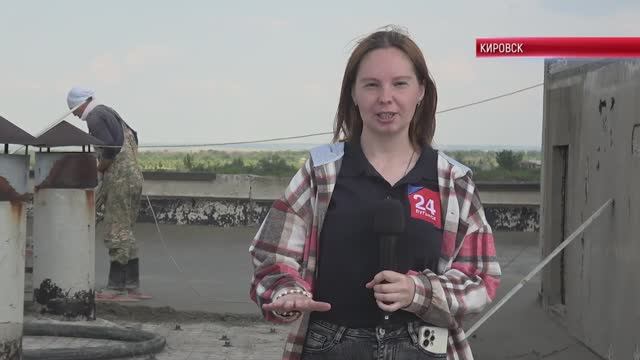 ТК "Родной". В муниципалитетах республики ремонтируют кровли многоквартирных домов