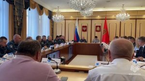 Главы МЧС России и Красноярского края обсудили пожароопасную обстановку в регионе